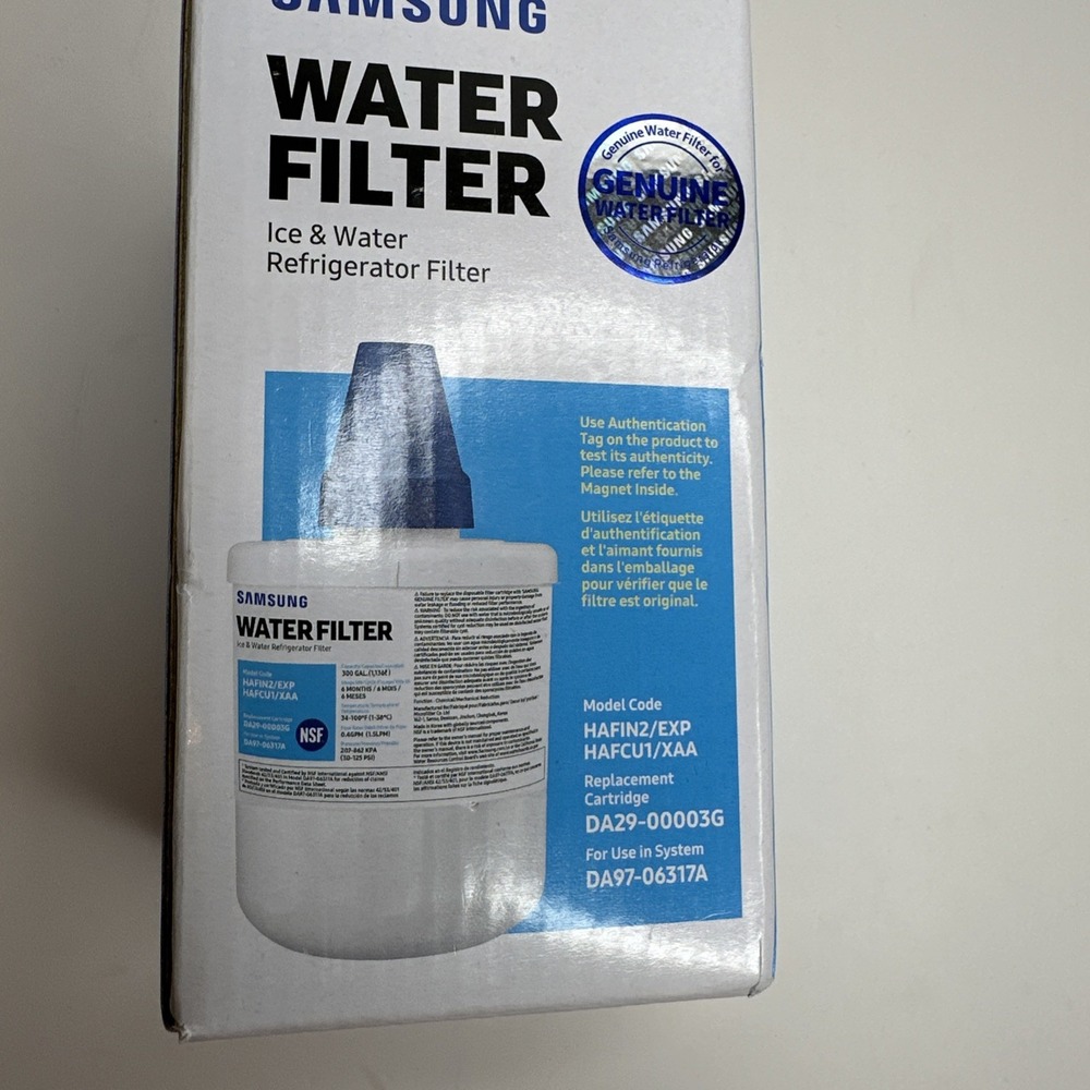 Genuine Samsung Refrigerator Water Filter fits DA29-00003G HAFIN2/EXP HAFCU1/XAA - Picture 7 of 8